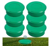 Copertura per foro da golf, 6 pezzi, inserto per palline da golf nei fori, per l'allenamento e l'esercizio negli sport all'aria aperta su prato, campo da competizione e
