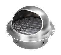 Copertura per Foro del Camino Cappa di Sfiato Comignolo Canna Fumaria in Acciaio Inox per Adatto a Tutti I Tipi di Tubi 70 100 150 200mm(150mm/5.90in)