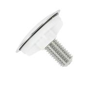 Copertura per foro lavello di facile installazione, realizzata in ABS placcato argento per una facile copertura, nessuno strumento Hider