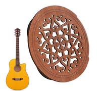 Copertura per foro sonoro per chitarra - per chitarra leggero e decorativo | Strumenti per chitarra per ridurre il feedback e il rumore del foro acustico a Natale