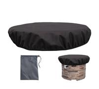 Copertura per fossa da fuoco all'aperto, coperchio per la fossa del fuoco | Copertina di frepit protettiva, protezione per fossa per protezione per la protezione del patio, protezione completa, chiusu