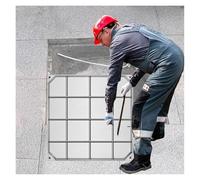 Copertura per fossa settica in acciaio inossidabile, coperchio quadrato incassato, design invisibile durevole per un facile accesso e una protezione migliorata, soluzione di accesso alle acque reflue
