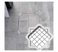 Copertura per fossa settica in acciaio inox resistente, copertura invisibile per pozzetto per vialetto, cantina e miglioramento della casa (40 x 60 cm)