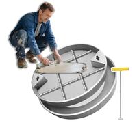 Copertura per fosse settiche con accesso nascosto alla base per pozzi di calcestruzzo Copertura impermeabile per piastrelle Coperture durevoli per pavimentazione ty ge Solutions