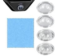 Copertura per fotocamera posteriore auto, trasparente, universale | Protezione per telecamera per visione posteriore auto, visione nitida quando si parcheggia con pioggia