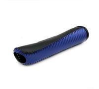 Copertura per freno a mano per la maggior parte dei veicoli, realizzata in microfibra PU con texture sottile per una maggiore interazione con l'operatore e armonia interna (blu carbonio+nero)