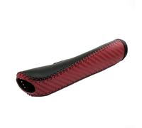 Copertura per freno a mano per la maggior parte dei veicoli realizzata in microfibra PU con texture sottile per una maggiore interazione con l'operatore e armonia interna (carbonio rosso+nero+rosso)