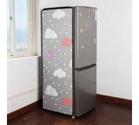 Copertura per Frigorifero da Esterno, Telo Isolante Impermeabile, Copertura Autoadesiva per Congelatore Verticale, Scudo Protettivo contro il Calore(A,50 * 170cm)