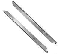 Copertura per fughe in acciaio inox, 58,4 cm, resistente al calore, per cucina, striscia di riempimento da 2 a 19 mm tra piano cottura e piano di lavoro, spazzolato, sinistra e destra