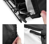 Copertura per gabbia per cani con design a rete traspirante, comodamente apribile per un facile accesso per animali domestici (76,2 cm)