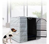 Copertura per gabbia per cani isolata per il freddo, impermeabile e insonorizzata, tessuto Oxford resistente e design in cotone per mantenere gli animali domestici caldi nelle gabbie metalliche