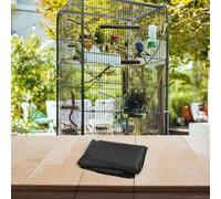 Copertura per gabbia per pappagalli di grandi dimensioni, design impermeabile con funzione di blocco della luce, per un tranquillo riposo degli uccelli, tessuto Oxford (84 x 59 x 104 cm)