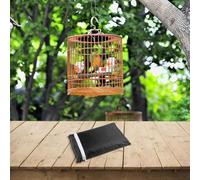 Copertura per gabbia per uccelli extra large, progettata per traspirabilità e blocco della luce, impermeabile per protezione (84 x 59 x 104 cm)