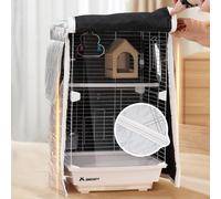 Copertura per gabbia per uccelli grande, oscurante, universale, calda,