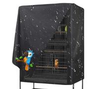 Copertura per gabbia per uccelli, protezione per uccelli da esterni, comoda copertura per gabbia per uccelli notturni per parrocchetti e piccoli animali con motivo