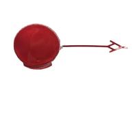 Copertura Per Gancio Di Traino Paraurti Per Opel Per Insignia 2014-2017 | Ricambi Auto Per Rimorchio Per Paraurti Posteriore Coprigancio traino(Red)