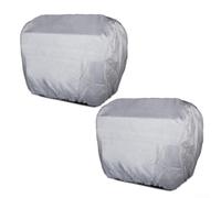 Copertura per generatore Honda EU3000is per predator 3500, resistente alle intemperie, copertura per generatore da giardino, vestibilità sicura, base elastica, grigio (2 pezzi)