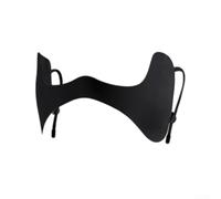 Copertura per gli occhi da ciclismo con elastici regolabili per le orecchie, design tridimensionale con bordo a farfalla che si adatta alle curve del viso per un maggiore comfort (cenere)