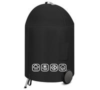 Copertura per griglia a carbone Weber da 55,9 cm, resistente 600D, copertura per barbecue a carbonella, impermeabile e resistente alle intemperie, piccola copertura per affumicatore, rispetto a Weber