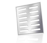 Copertura per griglia di drenaggio in acciaio inox, resistente, per uso esterno, ideale per cortile, marciapiede, parco, giardino e centro commerciale (30 x 30 x 2 cm)
