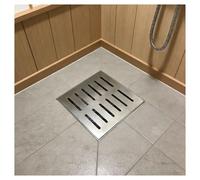 Copertura per griglia di scarico da esterno, resistente per giardini e docce, 60 x 30 x 3 cm, griglia da pavimento per un rapido drenaggio e una facile manutenzione