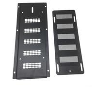 Copertura per griglia di ventilazione, 40,6 x 16,5 cm, in acciaio zincato, con ammortizzatore e schermo protettivo, per cantina, garage, loft, casa, mansarda, capanno, a prova di animali, facile da