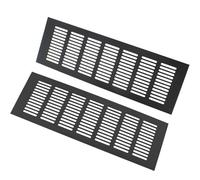 Copertura per griglia di ventilazione, Confezione da 2 coperture for prese d'aria in metallo, deflettore decorativo for prese d'aria o di scarico for registri di caminetti.(34x195 mm (1 1/3x7 2/3 in))