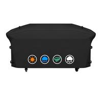 Copertura per griglia in poliestere 600D resistente compatibile con Blackstone Bronco a 5 fuochi 111,8 cm Omnivore Propano Piastra e si adatta a Blackstone 28 Culinary Cabinet Piastra con friggitrice