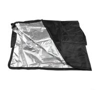 Copertura per griglia in tessuto Oxford 210D per griglie esterne da 42 pollici, protezione resistente alle intemperie con orlo elastico e cinghie regolabili per mantenere la copertura in posizione