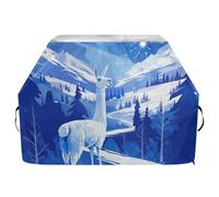 Copertura per griglia verde indaco blu 165 cm, impermeabile, resistente, resistente allo sbiadimento e ai raggi UV, con coulisse regolabile per polvere e vento