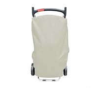 Copertura per griglia Weber Traveler, tessuto 210D, resistente all'acqua e alla polvere, perfetto per uso esterno (beige)