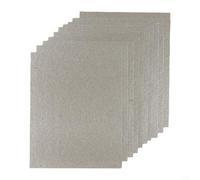 Copertura per guida ondulata in foglio di mica per forno a microonde, 12 piastre isolanti resistenti al calore da 15 cm, spessore 0,4 mm, per elettrodomestici da cucina