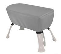 Copertura per il bagno per cani in tessuto Oxford 210D, progettata per uso interno ed esterno, mantiene le aree del bagno pulite e asciutte (grigio)