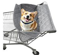 Copertura per il Carrello della Spesa per Cani | Pieghevole Portatile Imbottitura Morbida Confortevole,Coprisedile per Seggiolone Cani | per Supermercato Spazio Pubblico Caffè Viaggi all'Aperto