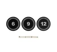 Copertura per il fermo della racchetta da pickleball, contrappeso della racchetta da 2,7 cm, per monete con copertura finale di pickleball, strumento di risposta rapida per swing di Entre