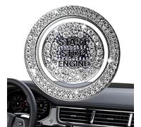 Copertura per il pulsante di | Adesivo per anello di decorazione con strass - Copertura di precisione per pulsanti di push-start,per donne uomini e ragazze veicolo SUV interno automobile