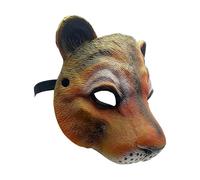Copertura per il viso a forma di ghepardo, con stampa 3D, accessorio per costume per donne, uomini, adulti, vacanze, feste, teatro, servizi fotografici, artigianato, Halloween, Natale