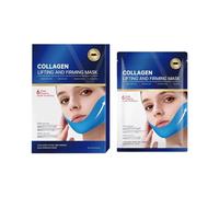 Copertura per il viso a V Line, formula a basso peso molecolare, 1 pezzo, modellatore per il mento, idratante, delicato supporto per sollevamento, per donne e ragazze, pelle secca e grassa sensibile