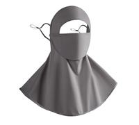 Copertura per il viso anti-UV, protezione per il collo con foro per bere, traspirante, lavabile, regolabile, con cinghie per le orecchie, per lavori sul campo, agricoltura, giardinaggio,