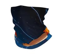 Copertura per il viso da sci con stampa del sistema solare dello spazio esterno, sciarpa per uomo e donna, scaldacollo per sci e corsa