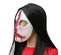 Copertura per il viso di Halloween spaventosa copertura del viso infestano la casa oggetti di scena horror mostri in maschera mostri festa Halloween horror testa completa per escape room