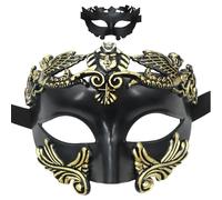 Copertura per il viso in mascherata - Maschera Romana antica per Halloween, Copertura per il viso da uomo in stile greco-egiziano | Maschera decorativa, perfetta per carnevale, cosplay, feste in
