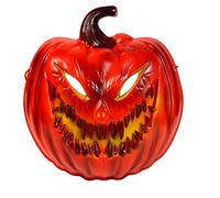 Copertura Per Il Viso - Maschera Cosplay Di Halloween | Disegno Del Viso Completo Di Zucca E Fantasma | Accessorio In PVC Masquerade | Supporto Del Costumi Spellante Per La Casa Stregata |