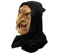 Copertura per il viso spaventosa con parrucca per Halloween, | Costume horror, casco integrale per uomini e donne, feste di Natale, festival musicali, Pasqua, palcoscenico, teatro