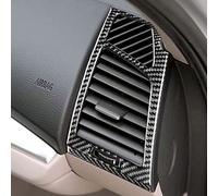 Copertura per interni auto, in fibra di carbonio, accessorio per cruscotto laterale, per BMW Serie 1 E81 E82 E87 E88 2008-2013