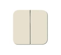 COPERTURA PER INTERRUTTORE BUSCH-JAEGER Wippe, Interruttori e pulsanti a due moduli Busch-Duro 2000 SI, Crema