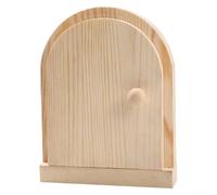 Copertura per interruttore della luce della porta delle fate in legno, cornice decorativa per protezione per pannello di presa a muro, facile da installare, decorazione per la casa per camera da letto
