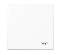 COPERTURA PER INTERRUTTORI JUNG Simbolo a bilanciere LUCE aws per pulsante LS 990 L WW
