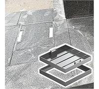 Copertura per ispezione in metallo, resistente, montaggio a incasso, per uso interno/esterno in scuole, hotel, fabbriche e spazi pubblici