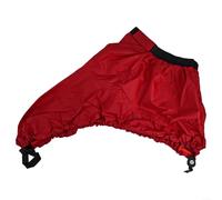 Copertura per kayak con cinghia a sgancio rapido e vita regolabile per una protezione efficace contro pioggia e spruzzi d'acqua (S rosso)